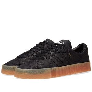 adidas Shoes - NEW WMNS SZ 10 Adidas Blk Snake Sambarose Snkr adidas Shoes - NEW WMNS SZ 10 Adidas Blk Snake Sambarose Snkr